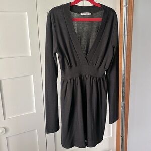Black Forever 21 long sleeve dress